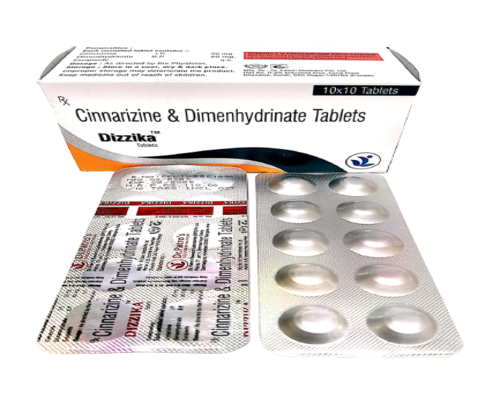 Dizzika — Cinnarizine & Dimenhydrinate Tablets