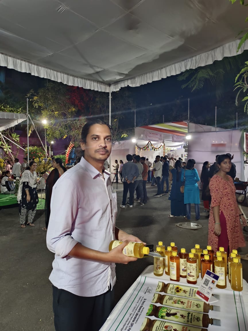 Rushikulya stall — Mustard, Groundnut, Safflower and Sesame oils — Dr. Patro’s Research Laboratories (OPC) Pvt. Ltd.