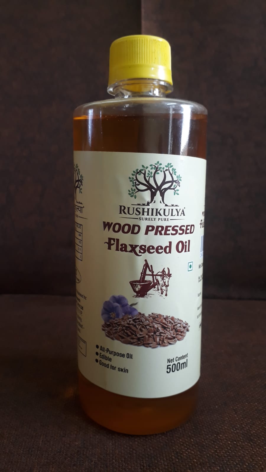 Rushikulya Wood Pressed Flaxseed Oil